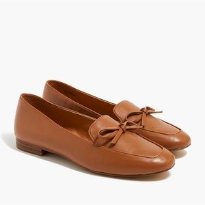 J. Crew Bow Loafers in Tan Size 8